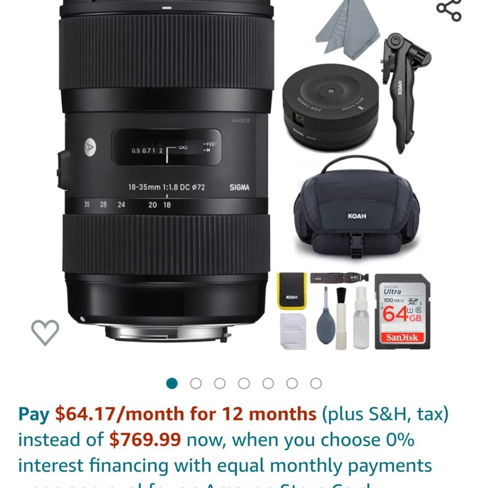 Black Magic 6k pro camera, sigma lens and accessories - Picture 5 of 8